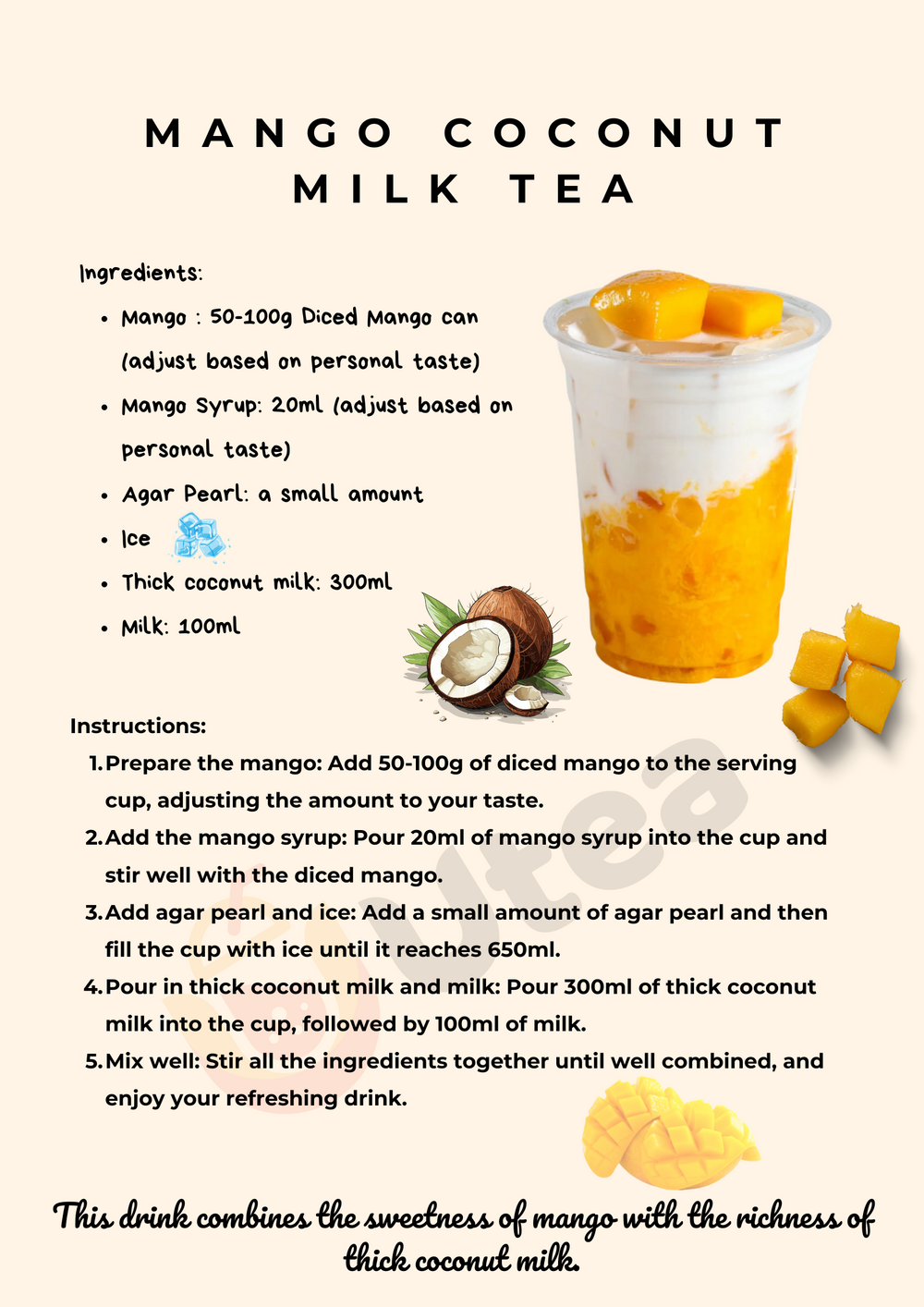 Coconut Milk 生椰乳 1kg