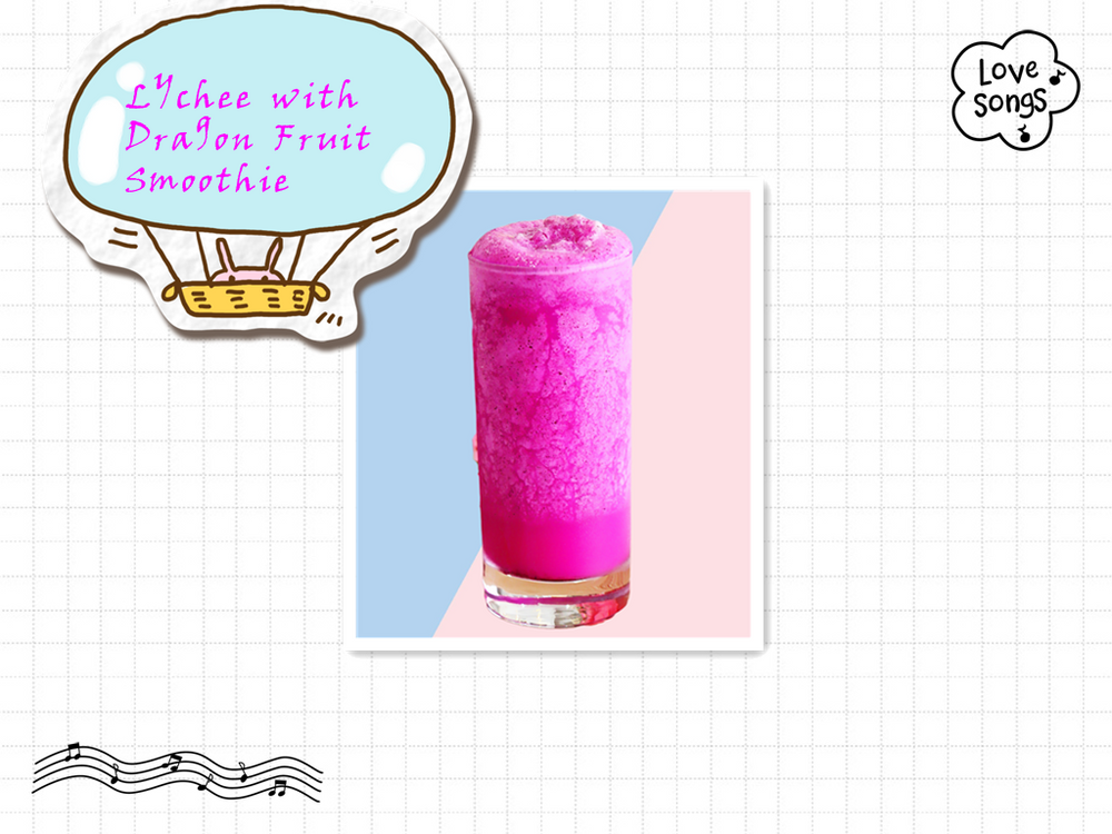 Lychee and dragon fruit smoothie: New DIY Recipe