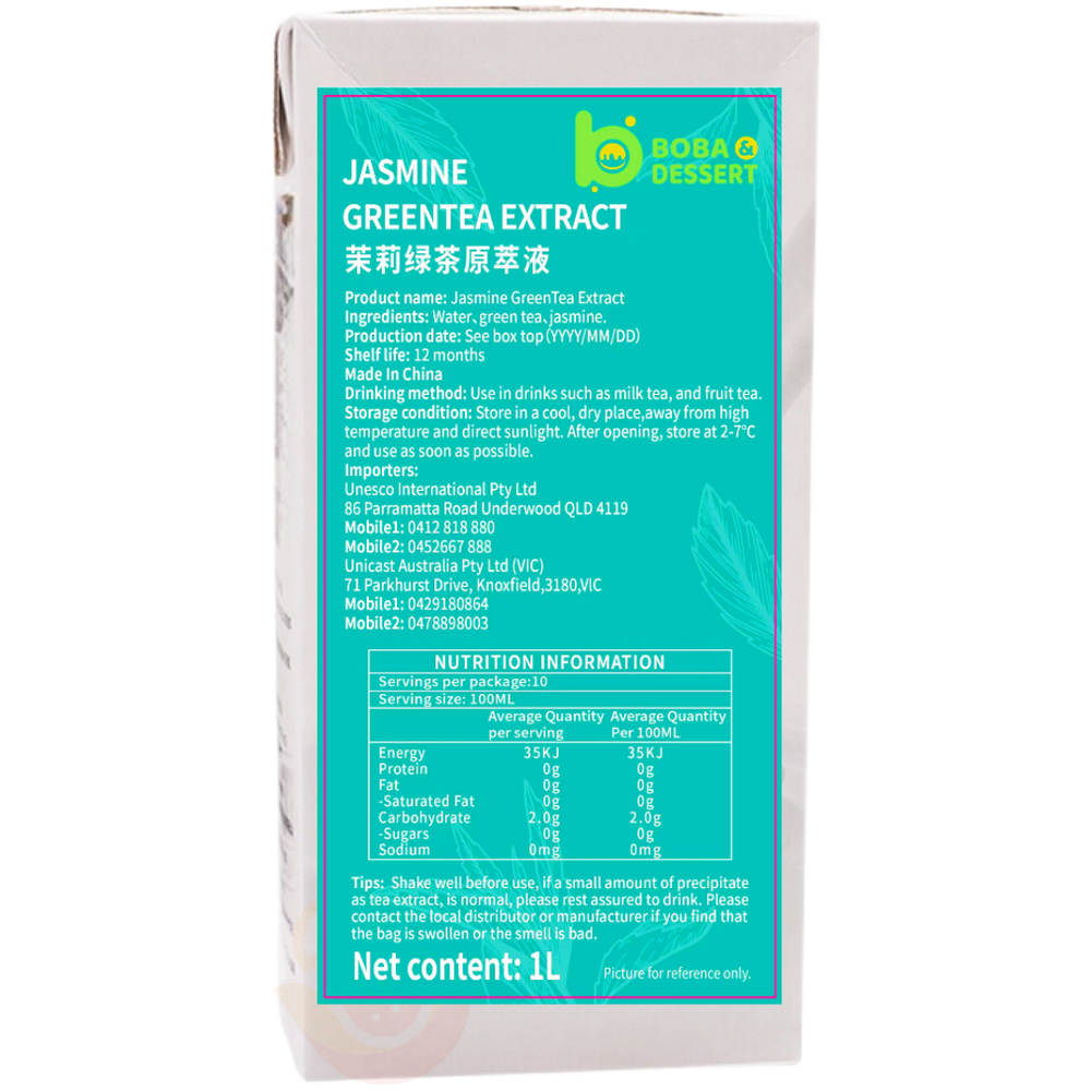 Jasmine Green Tea Extract 1L