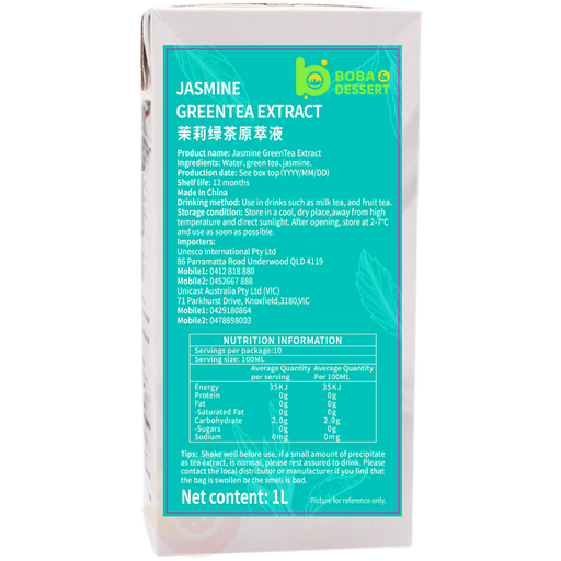Jasmine Green Tea Extract 1L