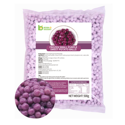 Frozen SMALL Purple Sweet Potato Balls (500g) - NSW&QLD Metro only