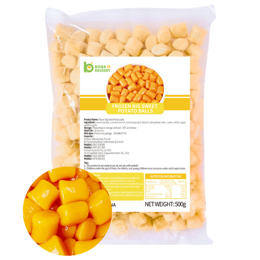 Frozen BIG Sweet Potato Balls (500g) - NSW&QLD Metro only