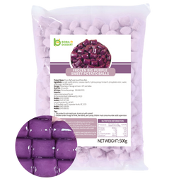 Frozen BIG Purple Sweet Potato Balls (500g) - NSW&QLD Metro only