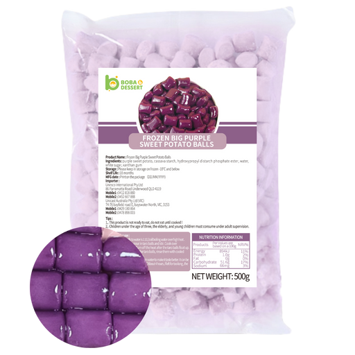 Frozen BIG Purple Sweet Potato Balls (500g) - NSW&QLD Metro only