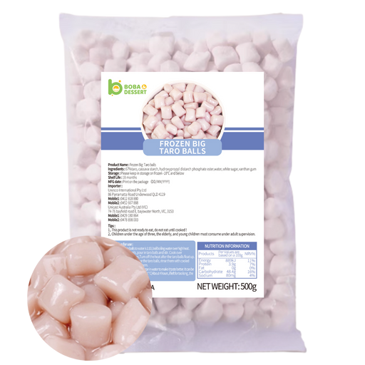 Frozen BIG Taro Balls (500g) - NSW&QLD Metro only