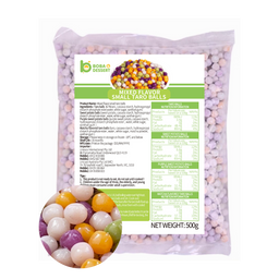 Frozen MIXED(4) Flavor SMALL Taro Balls (500g)- Mel Metro only