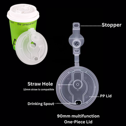 90mm PP multifunction One-Piece Lid
