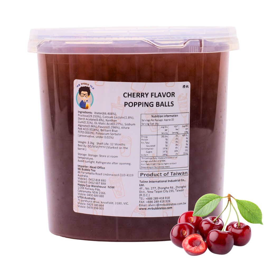 Cherry Flavor Popping Ball (3.2kg)