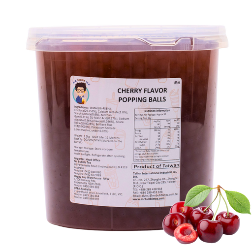 Cherry Flavor Popping Ball (3.2kg)