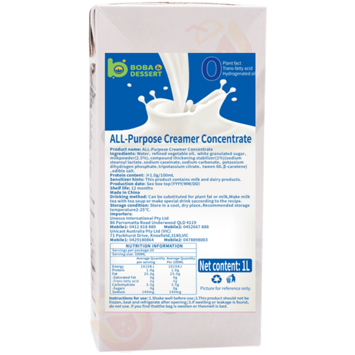 ALL-Purpose Creamer Concentrate 1L