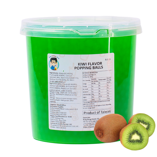 Kiwi Flavor Popping Balls(3.2kg)