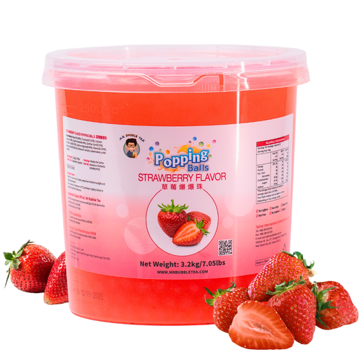 Strawberry Flavor Popping Ball (3.2kg)