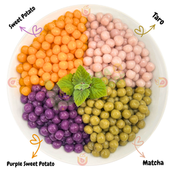 Frozen SMALL Purple Sweet Potato Balls (500g) - NSW&QLD Metro only