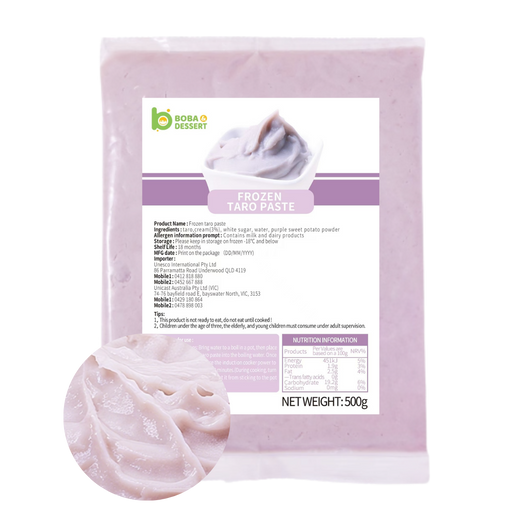 Frozen TARO Paste (500g)- Mel Metro only