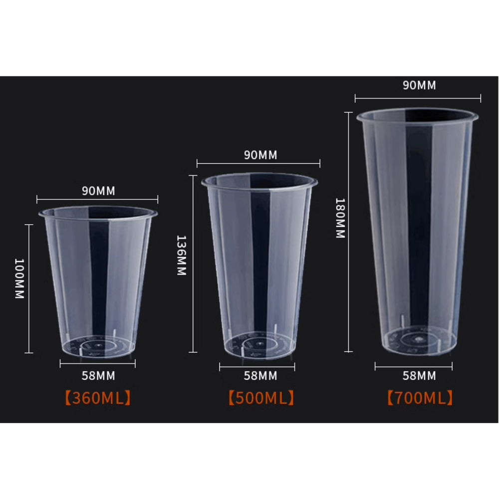 PP 360A or 500A or 700A clear cup