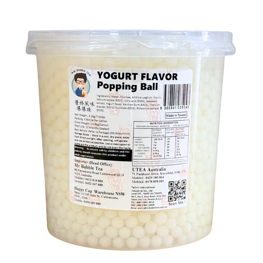 Yogurt Flavour Popping Ball (3.2kg)