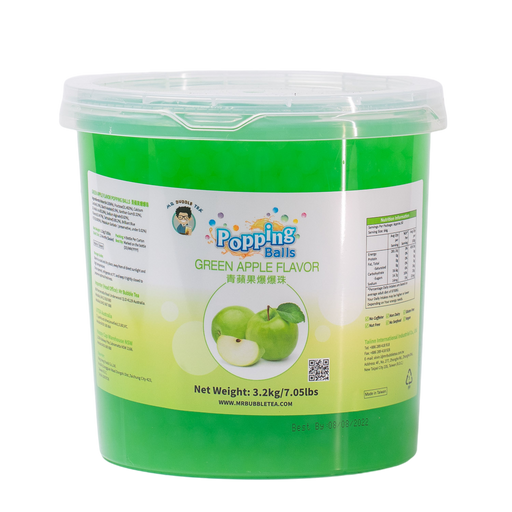 Green Apple Flavor Popping Balls(3.2kg)