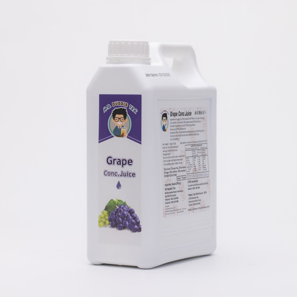 TC Grape Flavor Concentrated Syrup (2.5kg or 2.1L)