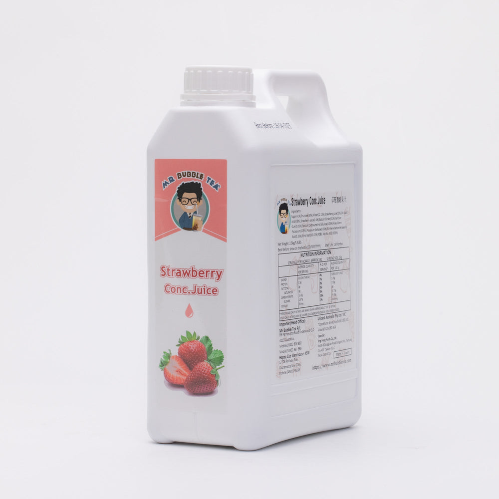 TC Strawberry Flavor Concentrated Syrup with Pulp (2.5kg or 2.1L)