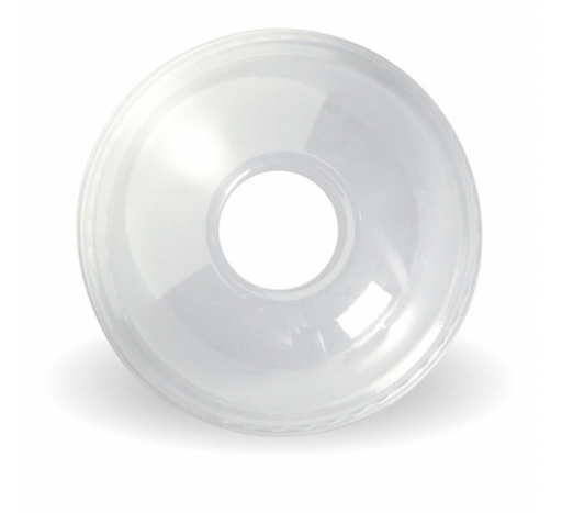 300-700ML PLA CLEAR DOME 22MM HOLE LID /Carton (1000)